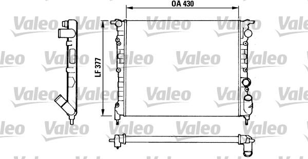 Valeo 883875 - Радіатор, охолодження двигуна autocars.com.ua