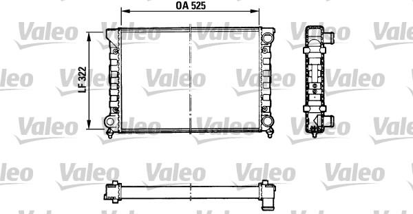 Valeo 883878 - Радіатор, охолодження двигуна autocars.com.ua