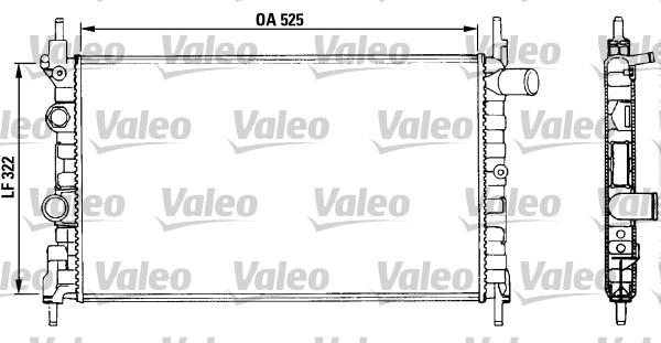 Valeo 883880 - Радиатор, охлаждение двигателя autodnr.net