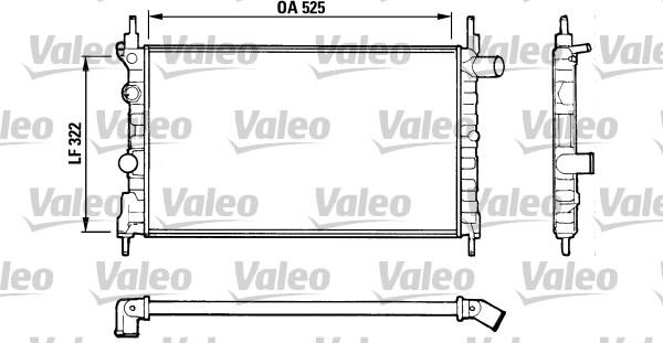 Valeo 883881 - Радиатор, охлаждение двигателя autodnr.net