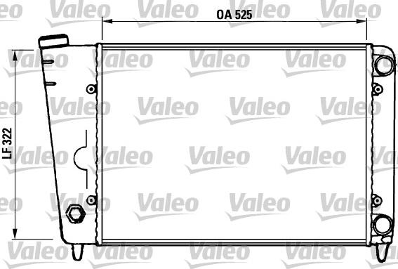 Valeo 883905 - Радіатор, охолодження двигуна autocars.com.ua