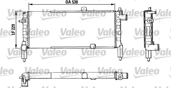 Valeo 883920 - Радіатор, охолодження двигуна autocars.com.ua