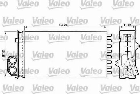 Valeo 883976 - Радиатор, охлаждение двигателя autodnr.net