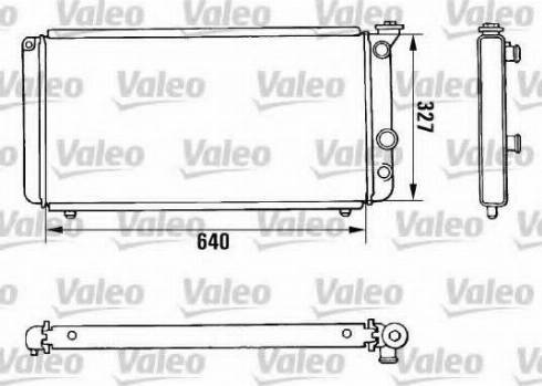 Valeo 961695 - Радіатор, охолодження двигуна autocars.com.ua