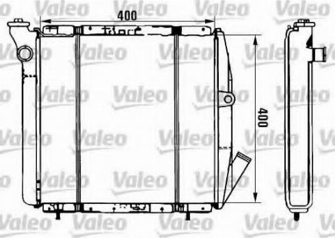 Valeo 961718 - Радіатор, охолодження двигуна autocars.com.ua