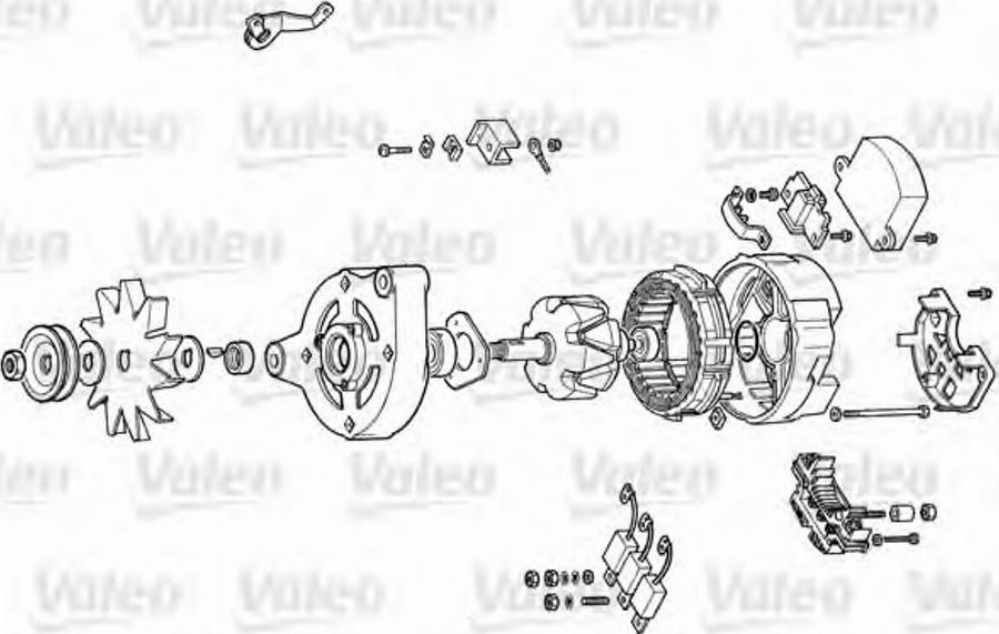 Valeo 9AR2831P - Регулятор напряжения, генератор autodnr.net