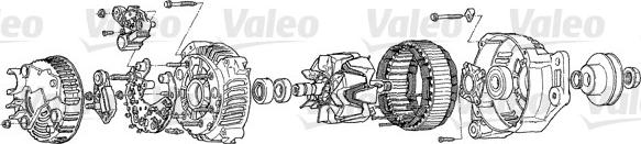 Valeo A11VI102 - Генератор autocars.com.ua