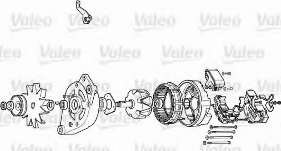 Valeo A13E9 - Регулятор напряжения, генератор autodnr.net