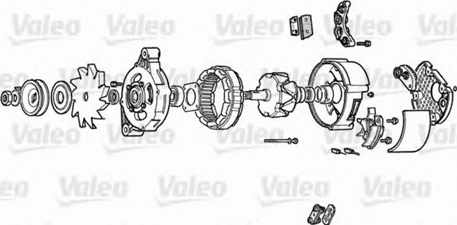 Valeo A13M12 - Генератор avtokuzovplus.com.ua