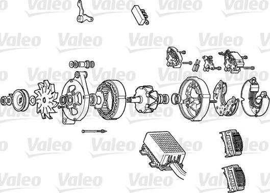 Valeo A14N102 - Генератор avtokuzovplus.com.ua