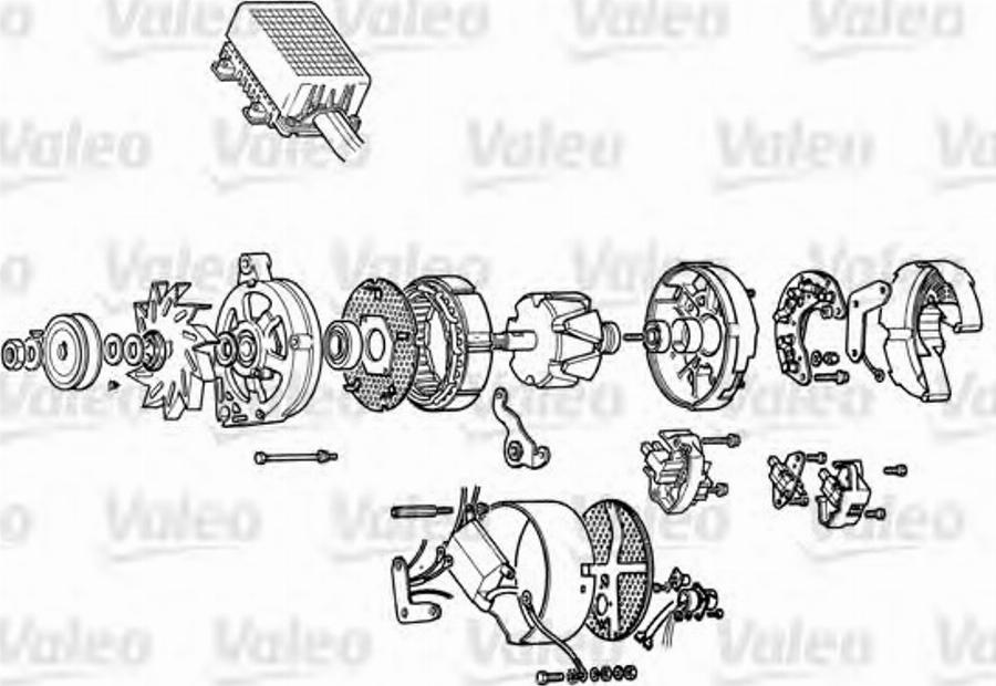 Valeo A14R38T - Генератор autocars.com.ua