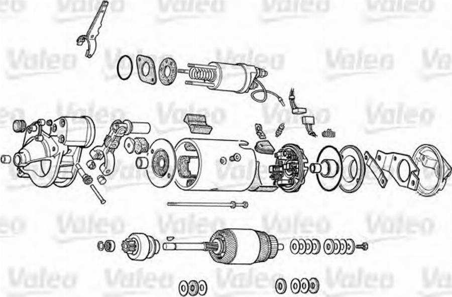 Valeo D10E87 - Стартер autocars.com.ua