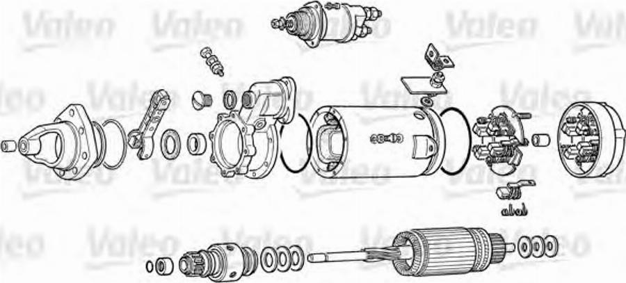 Valeo D13E101TE - Стартер autodnr.net