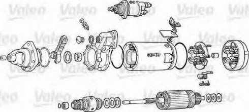 Valeo D13E110TE - Стартер avtokuzovplus.com.ua