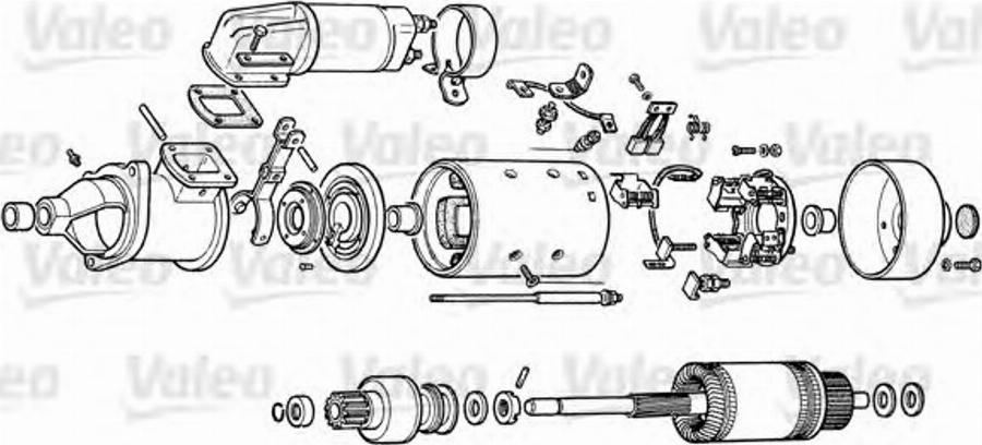 Valeo D 13 E 81 - Стартер autodnr.net