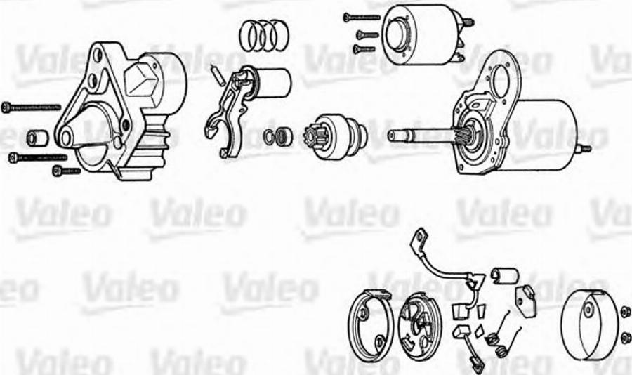 Valeo D6RA165 - Стартер avtokuzovplus.com.ua