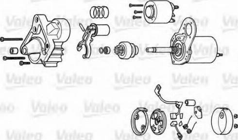 Valeo D6RA185 - Стартер autocars.com.ua