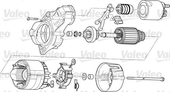 Valeo D7E15 - Стартер autocars.com.ua