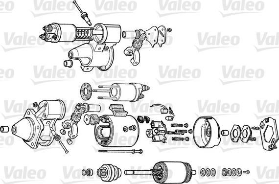 Valeo D8E153 - Стартер autocars.com.ua