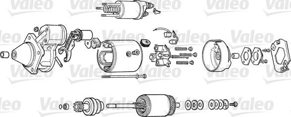 Valeo D9E100 - Стартер avtokuzovplus.com.ua