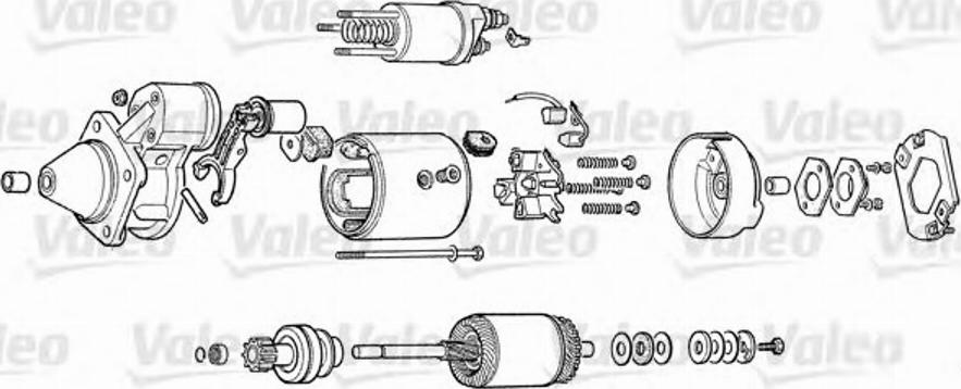 Valeo D9E102 - Стартер avtokuzovplus.com.ua