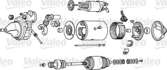 Valeo D9E20 - Стартер autocars.com.ua