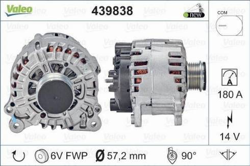 Valeo FG18T120 - Генератор autocars.com.ua