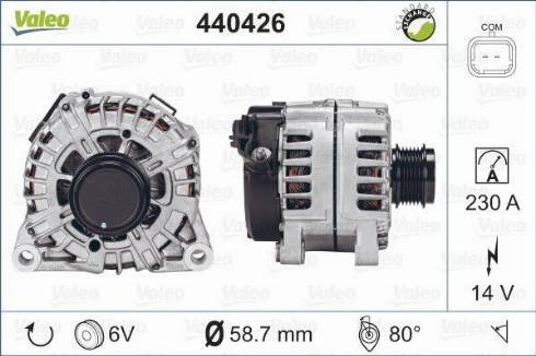 Valeo FG23S022 - Генератор autocars.com.ua