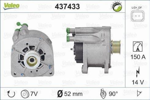 Valeo SG15L035 - Генератор avtokuzovplus.com.ua