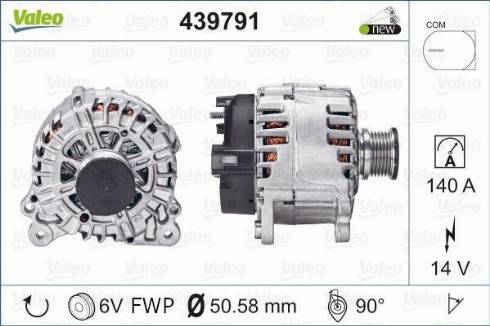 Valeo TG14C043 - Генератор avtokuzovplus.com.ua