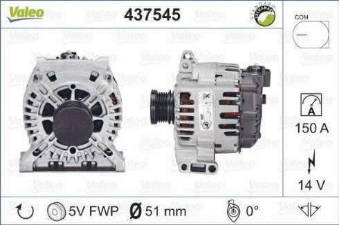 Valeo TG15C121 - Генератор avtokuzovplus.com.ua