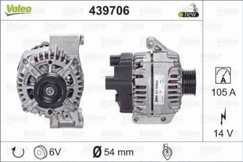 Valeo TG9S060 - Генератор avtokuzovplus.com.ua