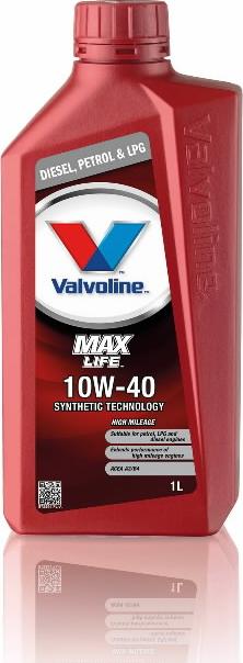 Valvoline MAXLIFE10W401L - Моторне масло autocars.com.ua