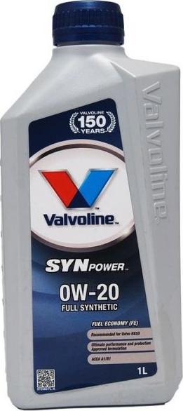 Valvoline SPFE0W20 - Моторне масло autocars.com.ua