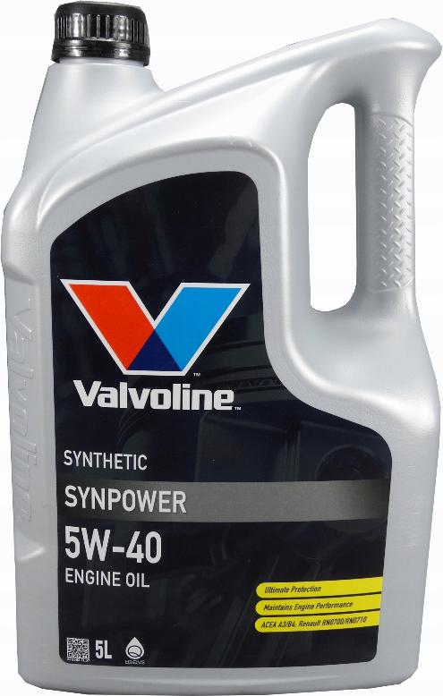 Valvoline SYNPOWER5W405L - Моторне масло autocars.com.ua