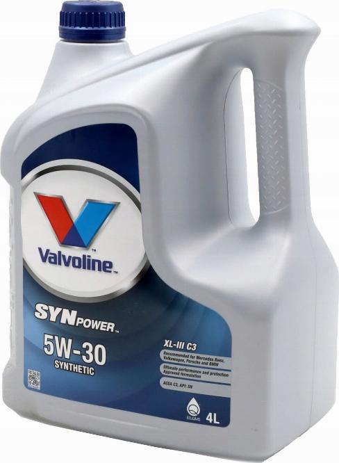 Valvoline SYNPOWERXLIII4L - Моторне масло autocars.com.ua