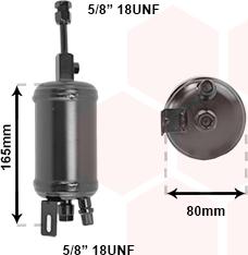 Van Wezel 0100D001 - Осушитель, кондиционер avtokuzovplus.com.ua