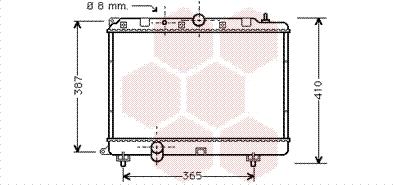 Van Wezel 02002120 - Радиатор, охлаждение двигателя avtokuzovplus.com.ua