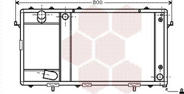 Van Wezel 02002123 - Радіатор, охолодження двигуна autocars.com.ua