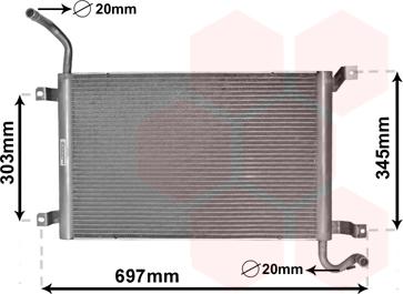 Van Wezel 02002223 - Радіатор, охолодження двигуна autocars.com.ua