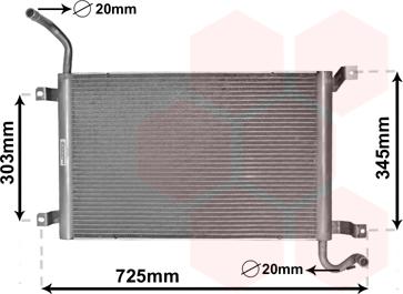 Van Wezel 02002224 - Радіатор, охолодження двигуна autocars.com.ua