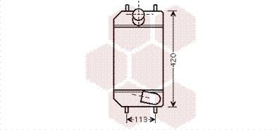 Van Wezel 02004179 - Интеркулер autocars.com.ua