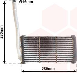 Van Wezel 02006195 - Теплообменник, отопление салона autodnr.net