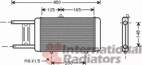 Van Wezel 03002066 - Радіатор, охолодження двигуна autocars.com.ua