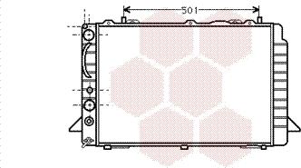 Van Wezel 03002092 - Радіатор, охолодження двигуна autocars.com.ua