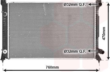 Van Wezel 03002158 - Радиатор, охлаждение двигателя avtokuzovplus.com.ua