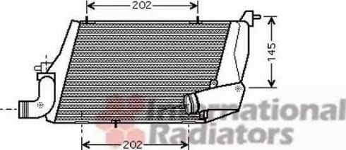 Van Wezel 03004218 - Интеркулер autocars.com.ua