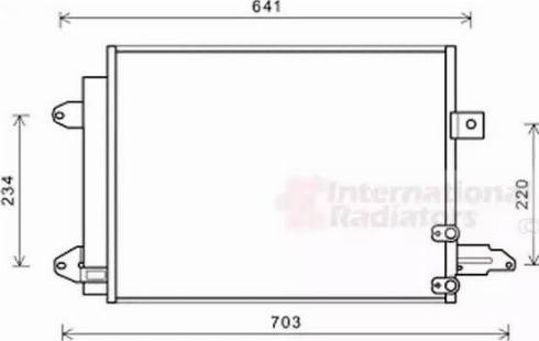 Van Wezel 03005367 - Конденсатор кондиционера autodnr.net