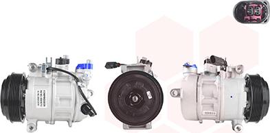 Van Wezel 0301K712 - Компресор, кондиціонер autocars.com.ua