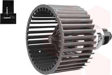 Van Wezel 0314773 - Вентилятор салону autocars.com.ua